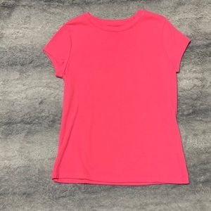 Girls Plain pink tee